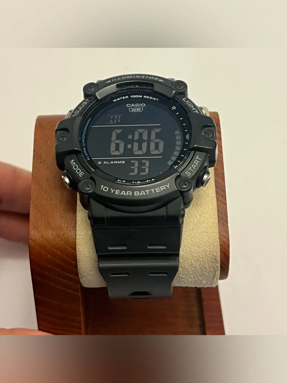 Casio AE-1500WH-8B Digital World Time‎ Mens Sport Watch AE-1500 100M WR